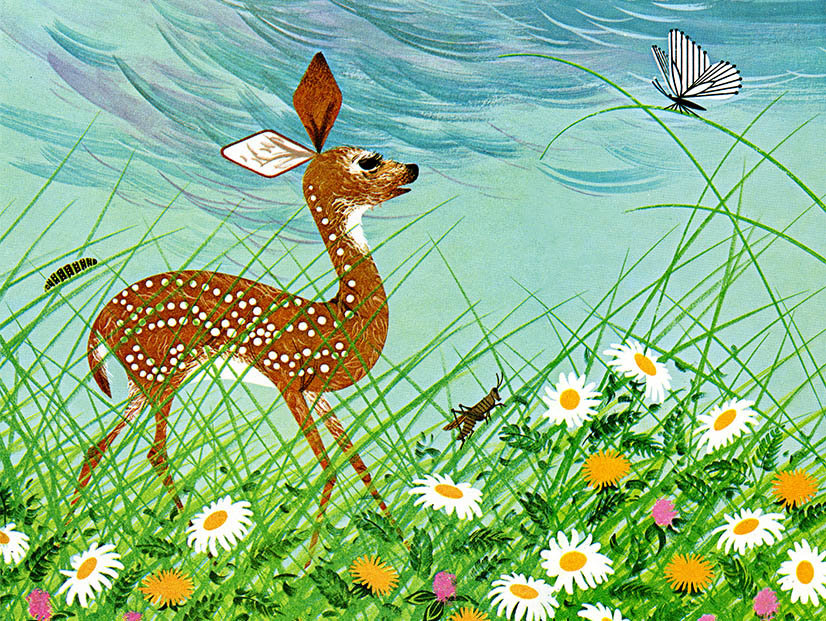 Bambi Finds The Meadows | Charley Harper Prints | For Sale