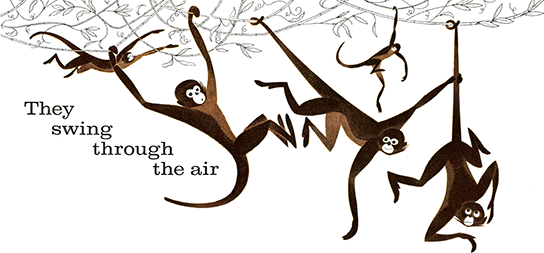 Monkeys | Charley Harper Prints | For Sale