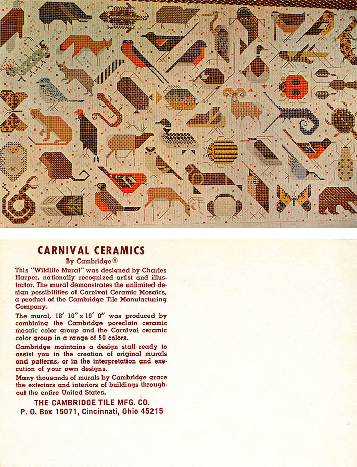 Animal Mosaic | Charley Harper Prints | For Sale