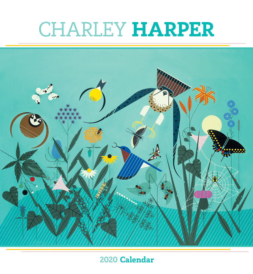 Charles/Charley Harper New 2018 Small Wall Calendar 